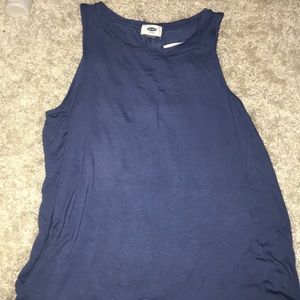 blue soft tank top!